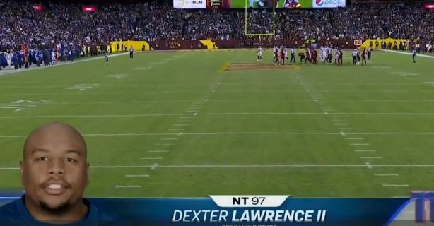WATCH: Dexter Lawrence calls himself 'Sexy Dexy' on Sunday Night Football