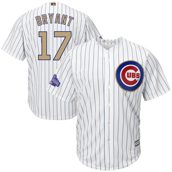 Cubs 2017 Gold Championship Gear just 