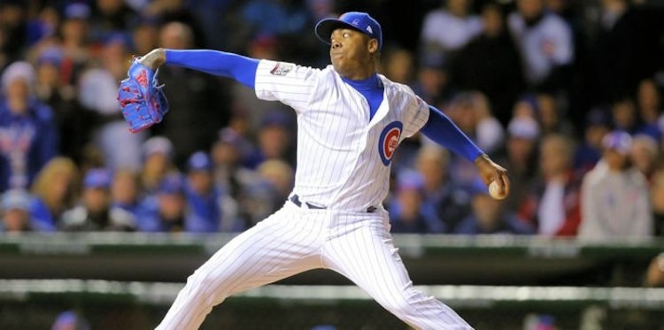 Chapman helped the Cubs win the 2016 World Series (David Kohl - USA Today Sports)