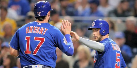 Despite early success at the plate, the Cubs went cold in the second half of the contest. (Photo Credit: Charles LeClaire - USA Today Sports)