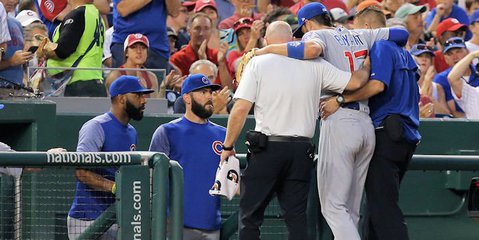 Kris Bryant updates the status of his injured ankle