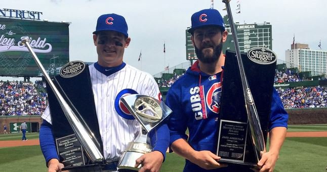 Anthony Rizzo and Jake Arrieta win first Silver Slugger awards