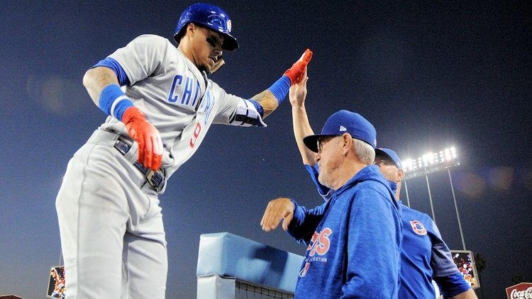 Baez and Maddon got along well (Gary Vasquez - USA Today Sports)