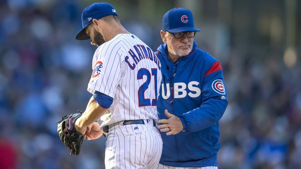 Tyler Chatwood continued to struggle with command issues in yet another lackluster appearance. (Photo Credit: Patrick Gorski-USA TODAY Sports)