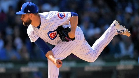 Cubs pitcher Tyler Chatwood was in total control throughout his start on Sunday. (Photo Credit: Patrick Gorski-USA TODAY Sports)