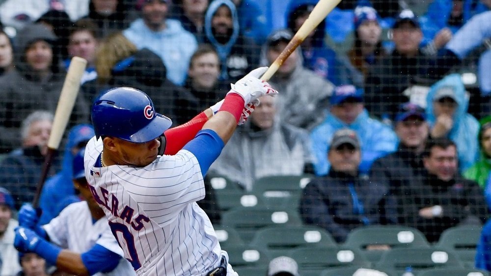 Willson Contreras set the tone for the Cubs with a first-inning grand slam and went on to have arguably the best game of his career. (Photo Credit: Matt Marton-USA TODAY Sports)
