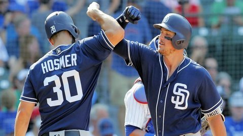 The Padres pounded out 15 hits against a Cubs pitching staff that failed to ever settle into a groove. (Photo Credit: Jim Young-USA TODAY Sports)