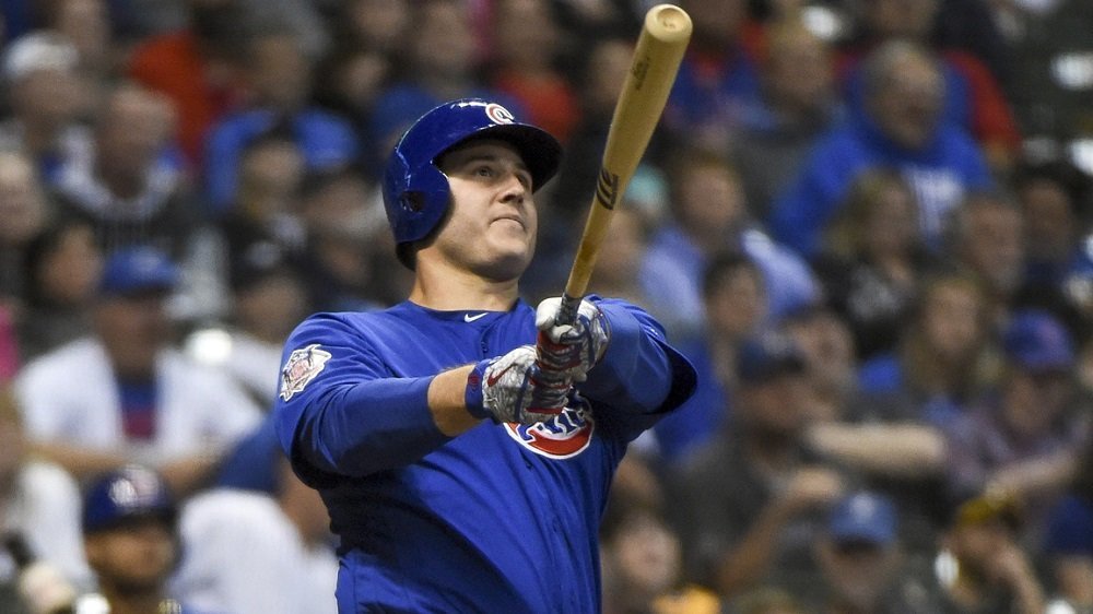 With his clutch home run, Anthony Rizzo incited a scoring onslaught for the Cubs in the 11th inning. (Photo Credit: Benny Sieu-USA TODAY Sports)