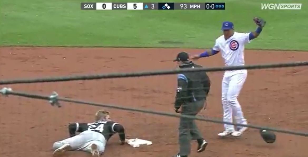 WATCH Contreras makes unbelievable throw behind home plate CubsHQ