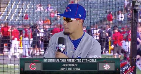 Javier Baez entered himself into an unofficial "swag" competition with fellow Puerto Rican shortstop Francisco Lindor.