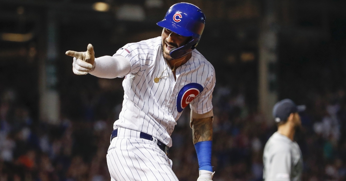 Video: Kris Bryant hits first Wrigley Field homer into the renovated  bleachers - NBC Sports