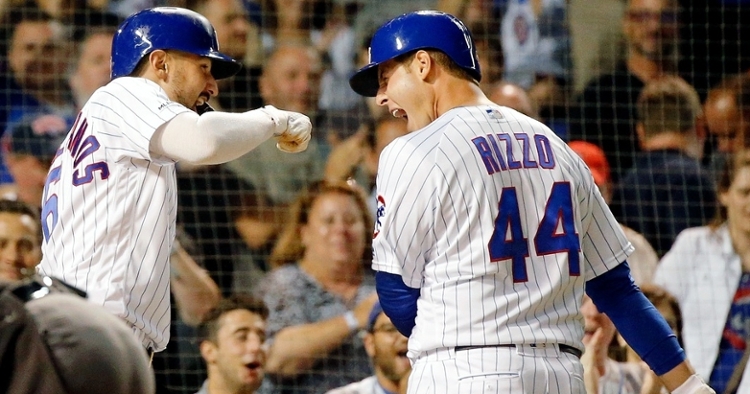 Anthony Rizzo provided the Chicago Cubs with a boost in his triumphant return to action, but the Cubs were ultimately unable to defeat the St. Lous Cardinals. (Credit: Jon Durr-USA TODAY Sports)