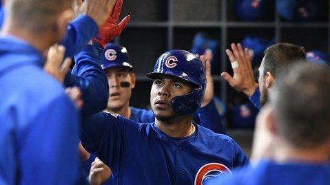 Chicago Cubs catcher Willson Contreras was mysteriously ejected from Saturday's game at Wrigley Field. (Credit: Michael McLoone-USA TODAY Sports)