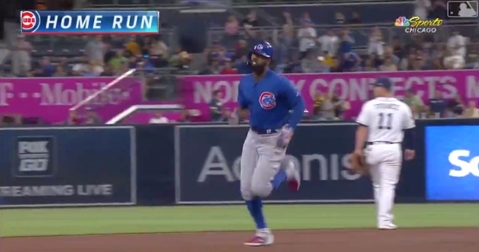 Chicago Cubs outfielder Jason Heyward collected his 20th home run of the year on a 2-run dinger at Petco Park.