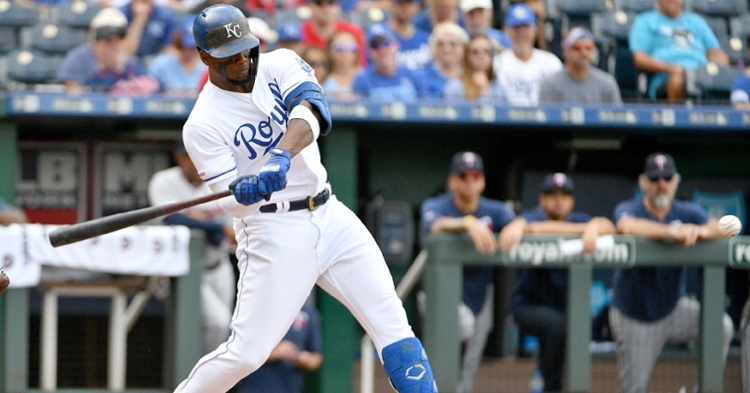Former Chicago Cubs outfielder Jorge Soler led the American League with 48 home runs as a member of the Kansas City Royals this season. (Credit: Denny Medley-USA TODAY Sports)