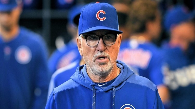Joe Maddon was very unhappy with Laz Diaz's umpiring in the bottom of the 10th on Friday. (Credit: Michael McLoone-USA TODAY Sports)