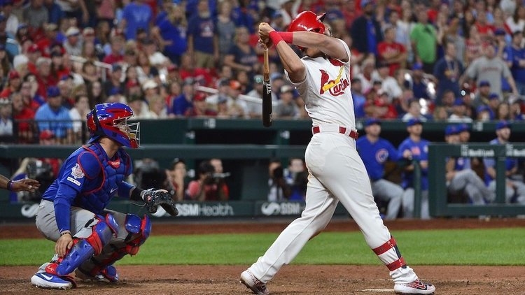 Cardinals slugger Matt Carpenter hit a walk-off single to defeat the Cubs. (Credit: Jeff Curry-USA TODAY Sports)