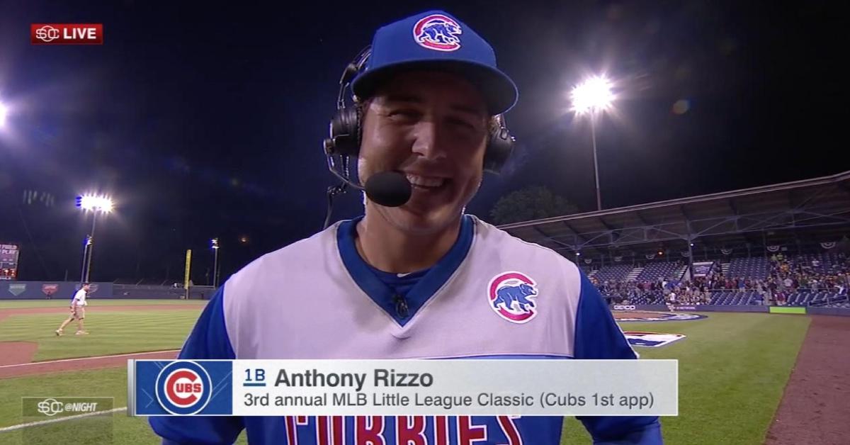WATCH: Anthony Rizzo discusses his MLB Little League Classic experience