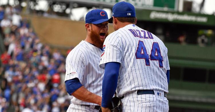 Kimbrel gets his first save as a Cubs player (Matt Marton - USA Today Sports)