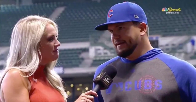 Kyle Schwarber was rather humble in his postgame interview with NBC Sports Chicago reporter Kelly Crull.