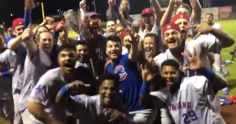 South Bend wins the Midwest League title (Photo credit: South Bend)