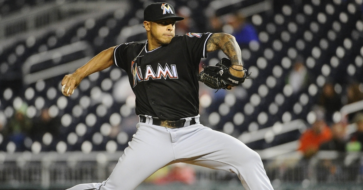 The Chicago Cubs are signing veteran right-handed relief pitcher A.J. Ramos. (Credit: Brad Mills-USA TODAY Sports)
