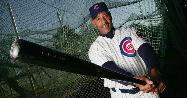 Echevarria in Cubs spring training in 2005 (Photo Credit: Jed Jacobsohn)