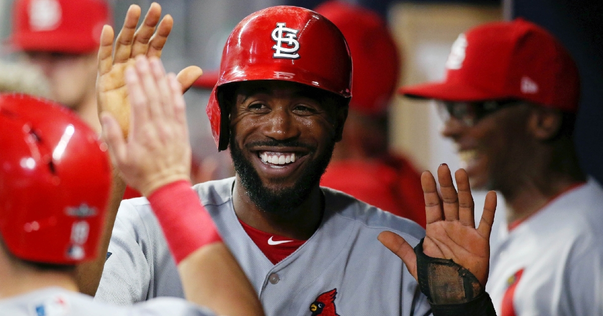 St. Louis Cardinals outfielder Dexter Fowler was placed on the injured list for precautionary reasons pertaining to COVID-19. (Credit: Brett Davis-USA TODAY Sports)