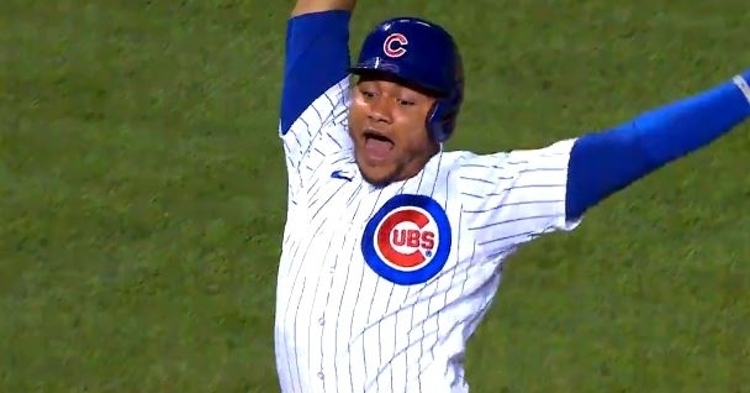 Contreras was very happy to score the second run of the ballgame