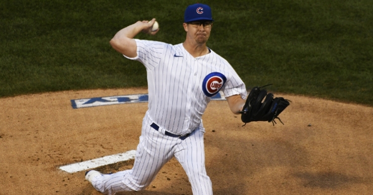 Cubs righty Alec Mills tossed a seven-inning gem against the Royals. (Credit: David Banks-USA TODAY Sports)