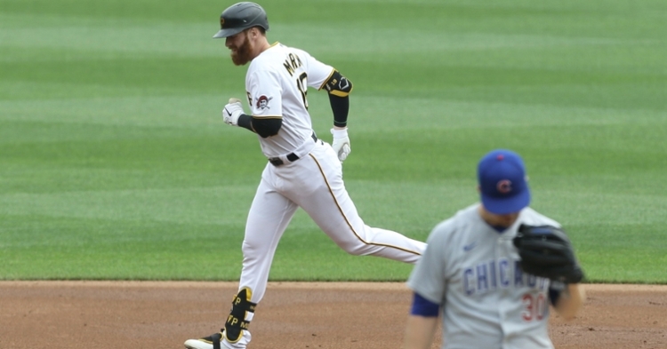 Since throwing a no-hitter on Sept. 13, Cubs right-hander Alec Mills has suffered two losing decisions in a row. (Credit: Charles LeClaire-USA TODAY Sports)