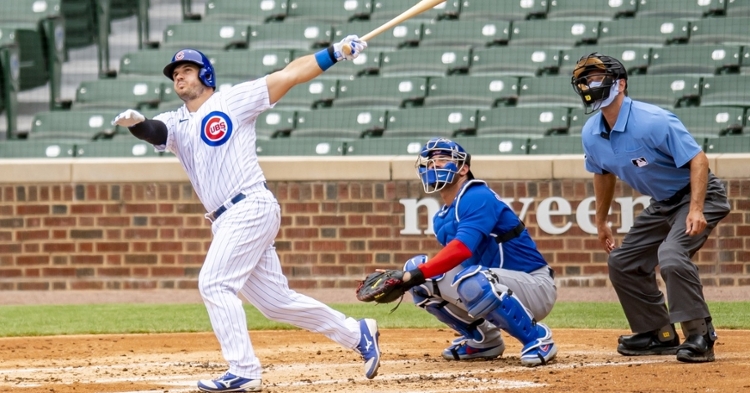 Josh Phegley was assigned to the Cubs' South Bend, Ind., site, along with Ian Miller. (Credit: Patrick Gorski-USA TODAY Sports)