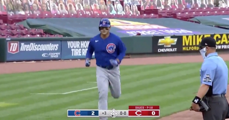 Going yard on Saturday afternoon for the second game in a row, Anthony Rizzo now has seven home runs on the season.