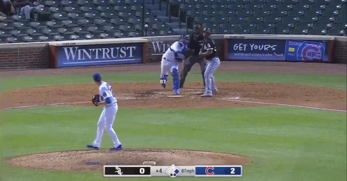 WATCH: Javier Baez shows off his cannon, throws out runner from