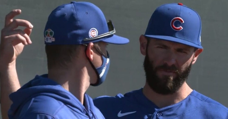 Jake Arrieta looks locked in early at spring training (Photo: Cubs)