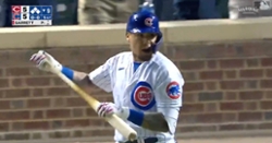 WATCH: Javier Baez goes airborne on diving stop, pulls off spectacular  defensive play