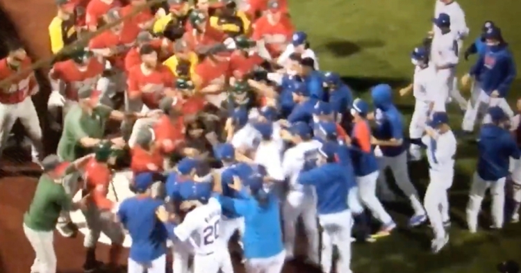 South Bend got the win on the field and possibly during the brawl