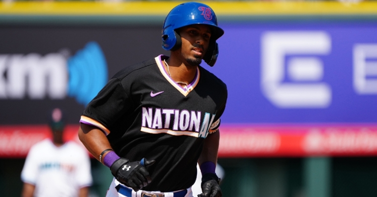 Davis is the Cubs top hitting prospect (Ron Chenoy - USA Today Sports)