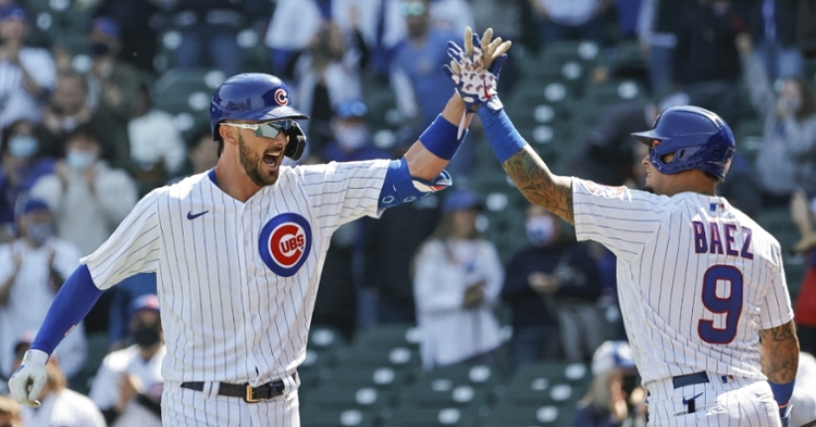 Cubs All-Stars Javier Baez, Kris Bryant and Willson Contreras