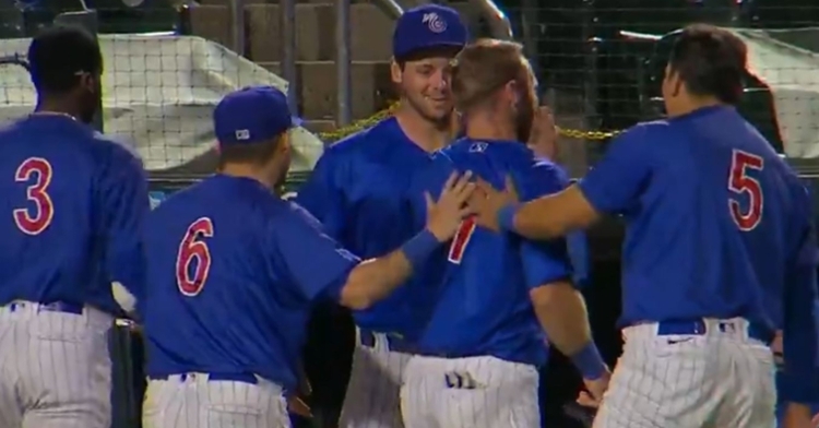 The Iowa Cubs got the extra-inning win last night