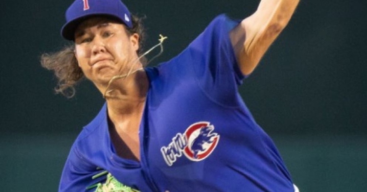 Lugo was impressive in the I-Cubs win (Photo via Iowa Cubs)