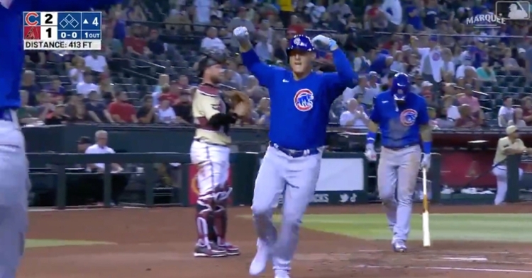 Anthony Rizzo has now hit 239 home runs as a Cub and is tied with former third baseman Aramis Ramirez for sixth on the Cubs' all-time homer leaderboard.