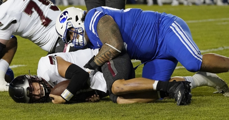 Tonga is a developmental prospect for the Bears (USA Today Pool Photo)