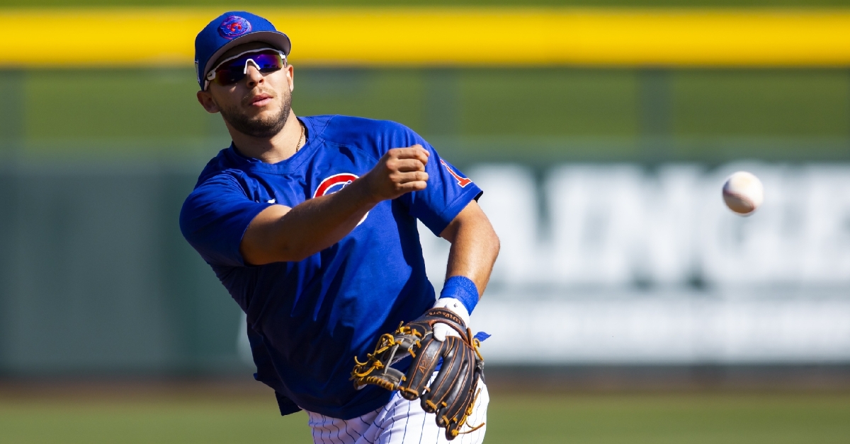 Chicago Cubs' Nick Madrigal against the San Francisco Giants