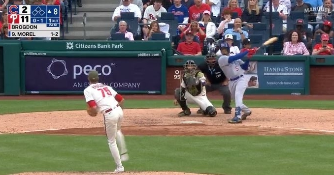 WATCH: Christopher Morel makes Cubs history with seventh homer