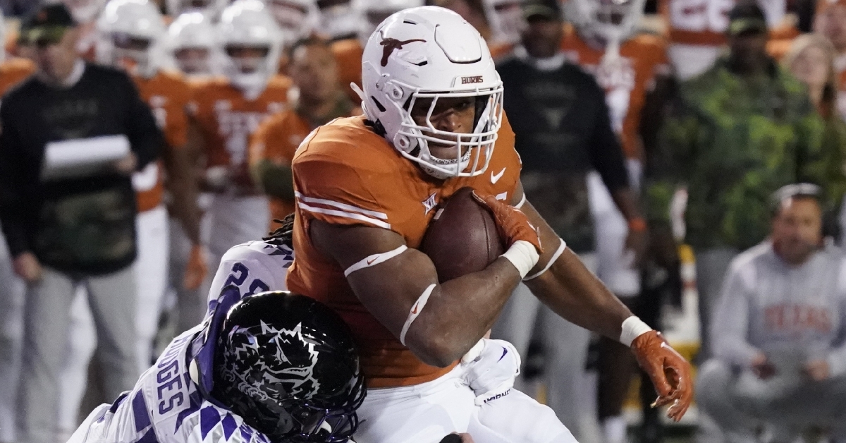 Roschon Johnson, Texas Longhorns running back, drafted by Chicago Bears