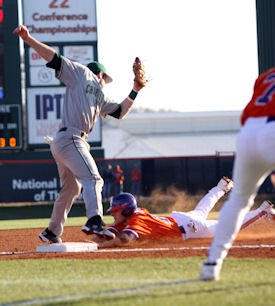Addison Johnson returned to the Tiger lineup with a game-high three hits and #19 Clemson stole nine bases en route to an 8-3 victory. (Photos: fotoman)