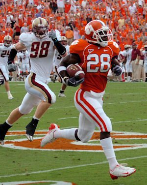 Another game, another return for a touchdown for C.J. Spiller.