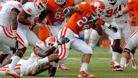 Demont Buice rushed 18 times for 102 yards in the spring game.