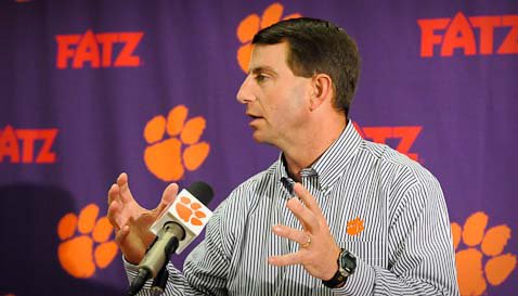 Dabo Swinney from Wednesday's press conference.